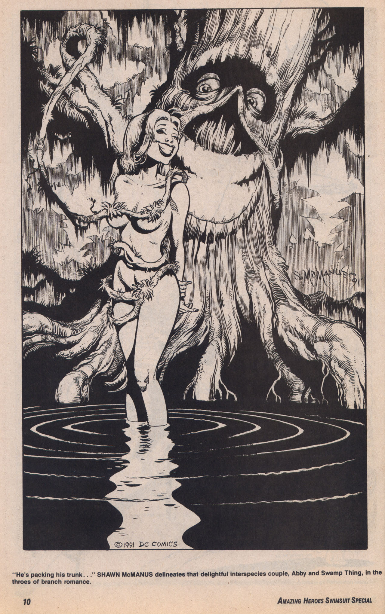 Amazing Heroes Swimsuit 1991 page 10 full
