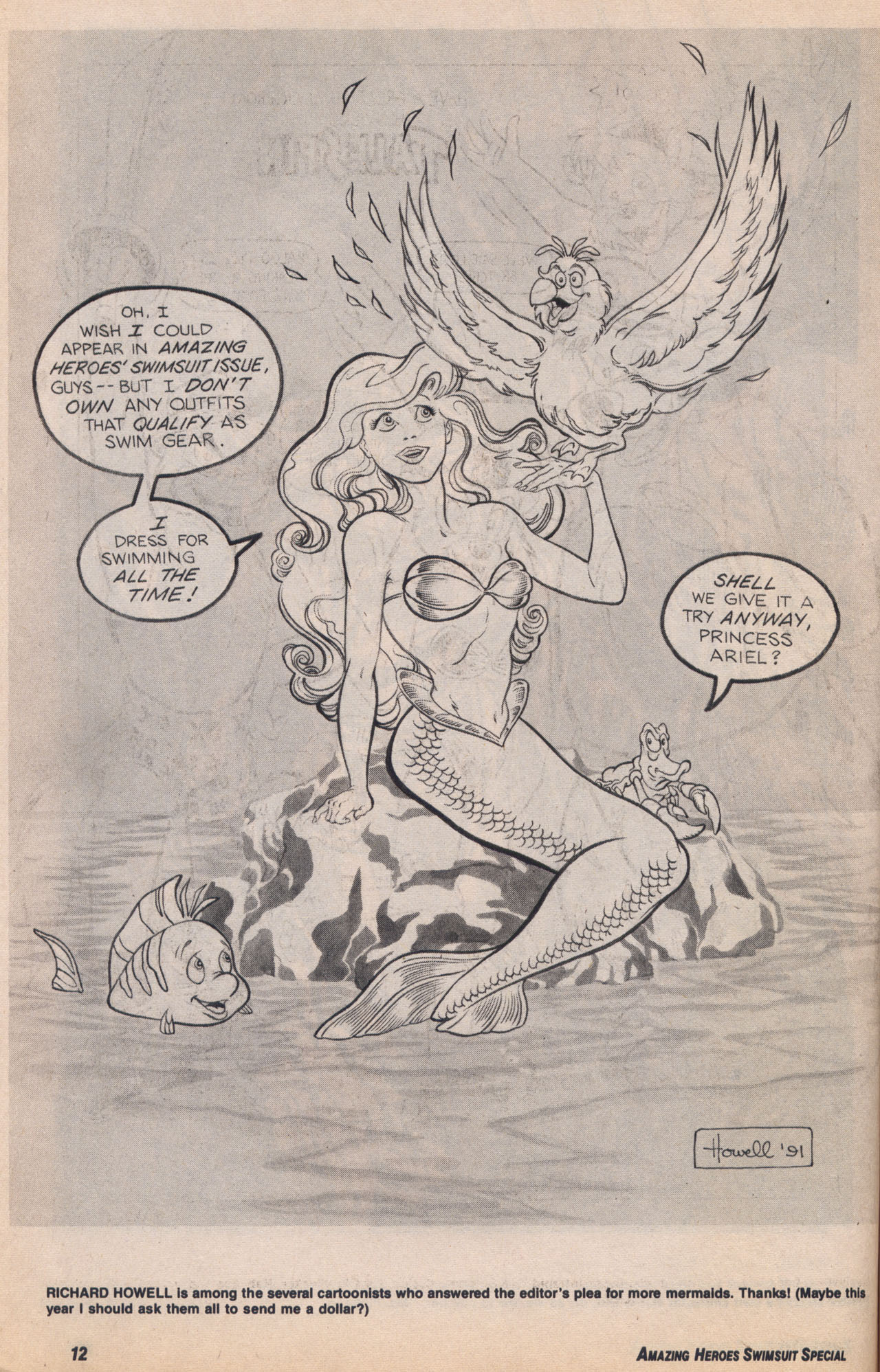 Amazing Heroes Swimsuit 1991 page 12 full