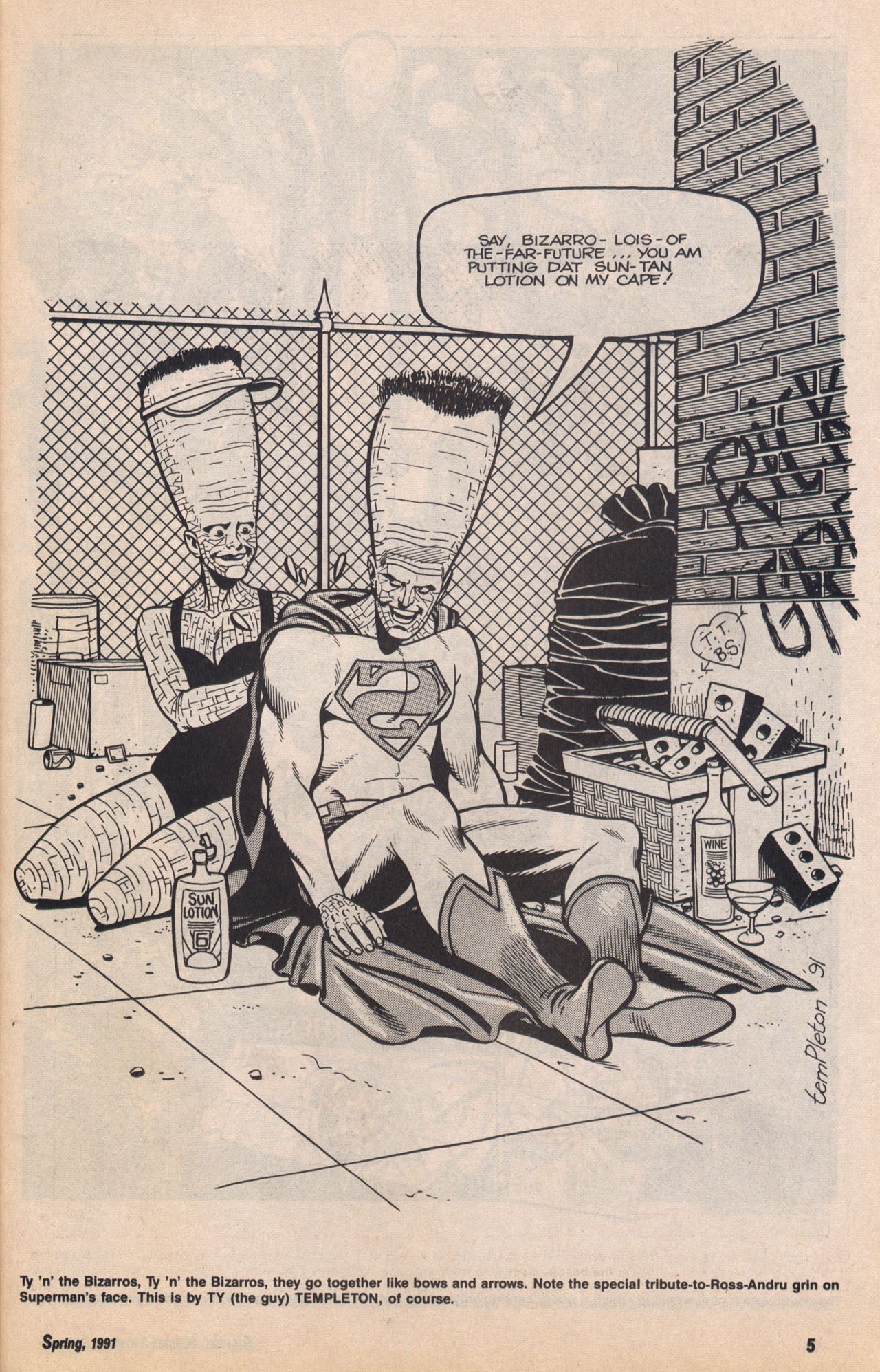 Amazing Heroes Swimsuit 1991 page 5 full