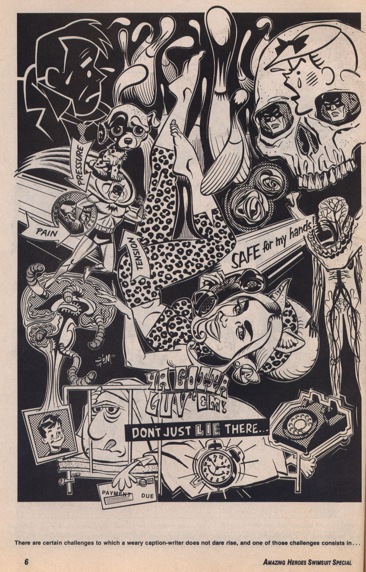 Amazing Heroes Swimsuit 1991 page 6 full