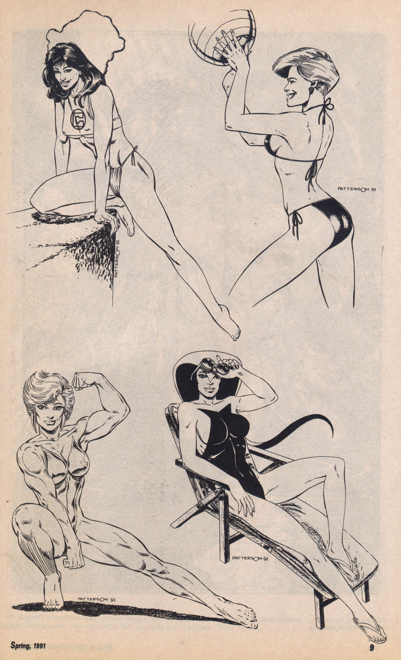 Amazing Heroes Swimsuit 1991 page 9 full