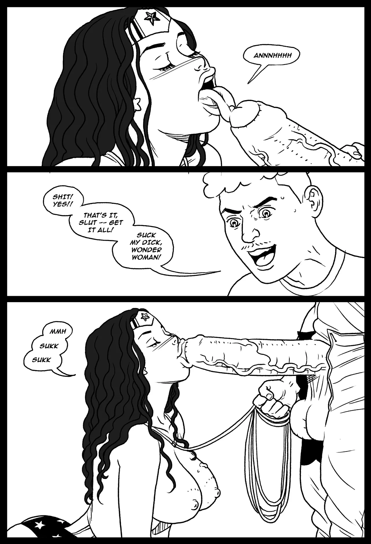 Bang My Bully - Taming of Wonder Woman page 12 full