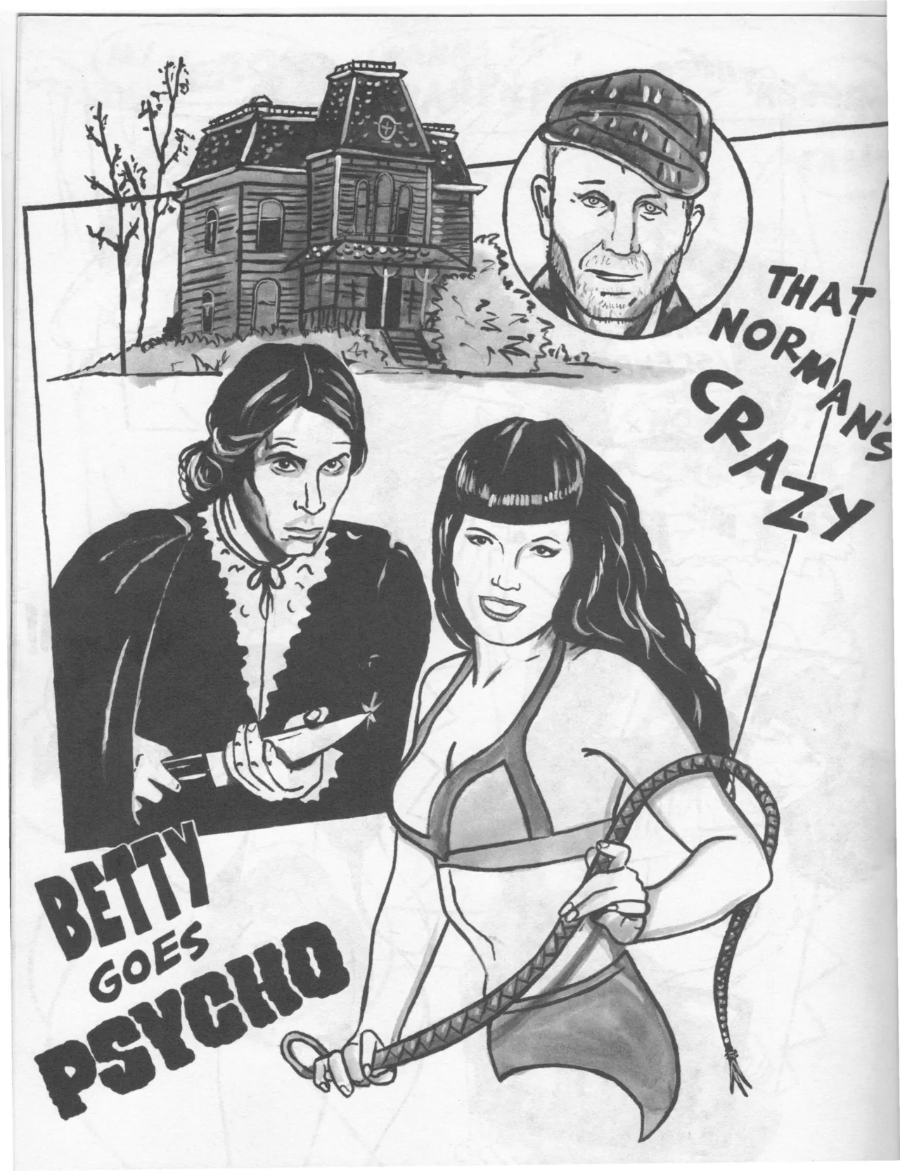 Betty Page Fetish Comix #1 page 8 full