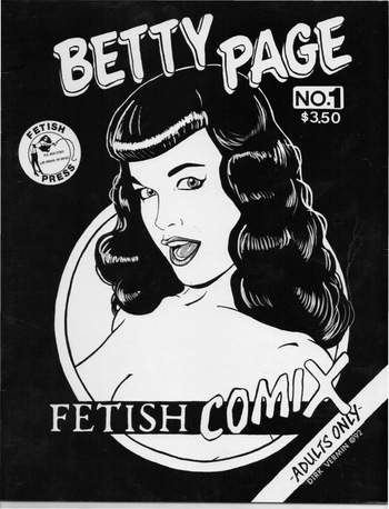 Betty Page Fetish Comix #1 cover