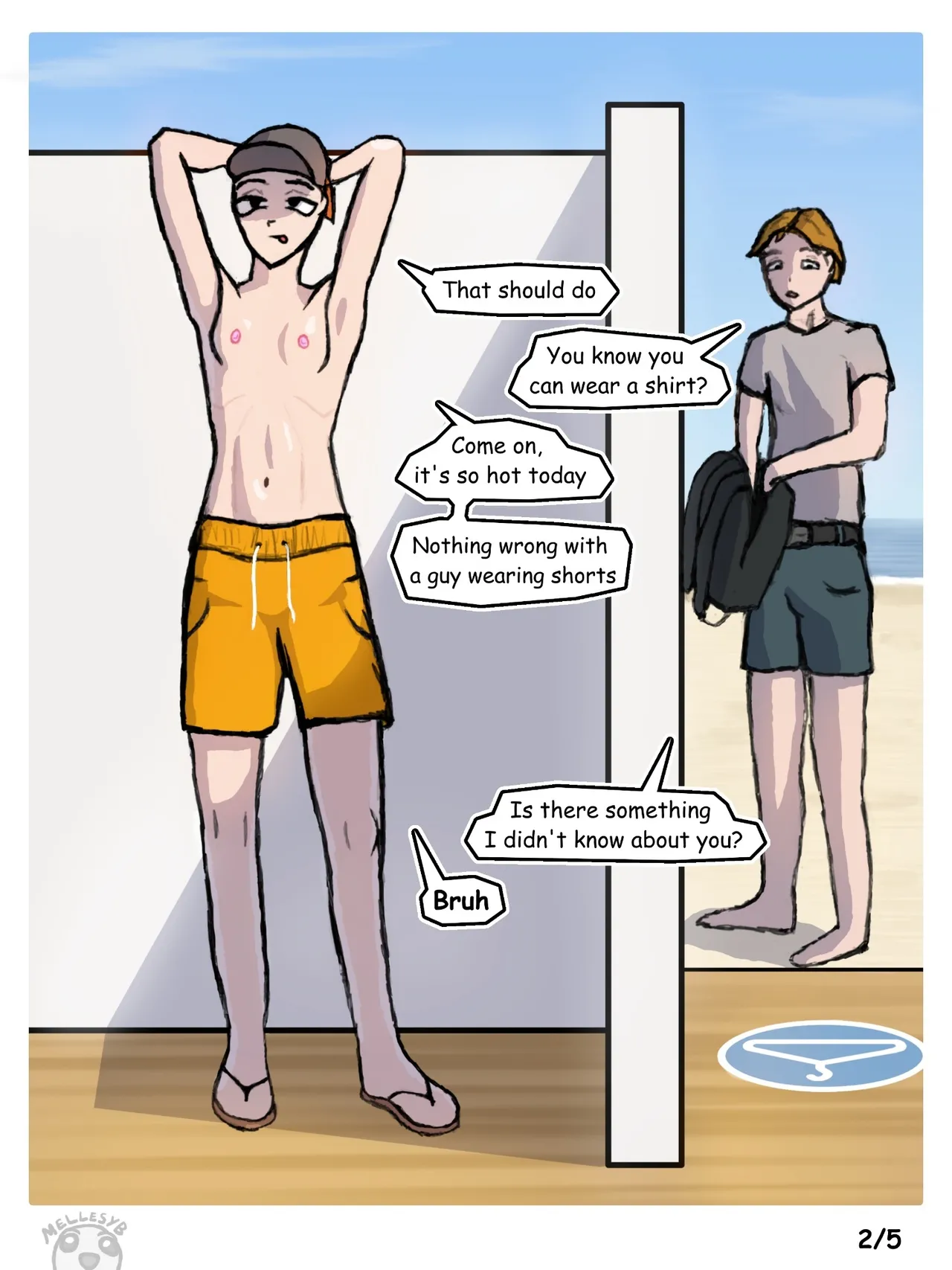 The girl who doesn't want to wear tops page 2 full