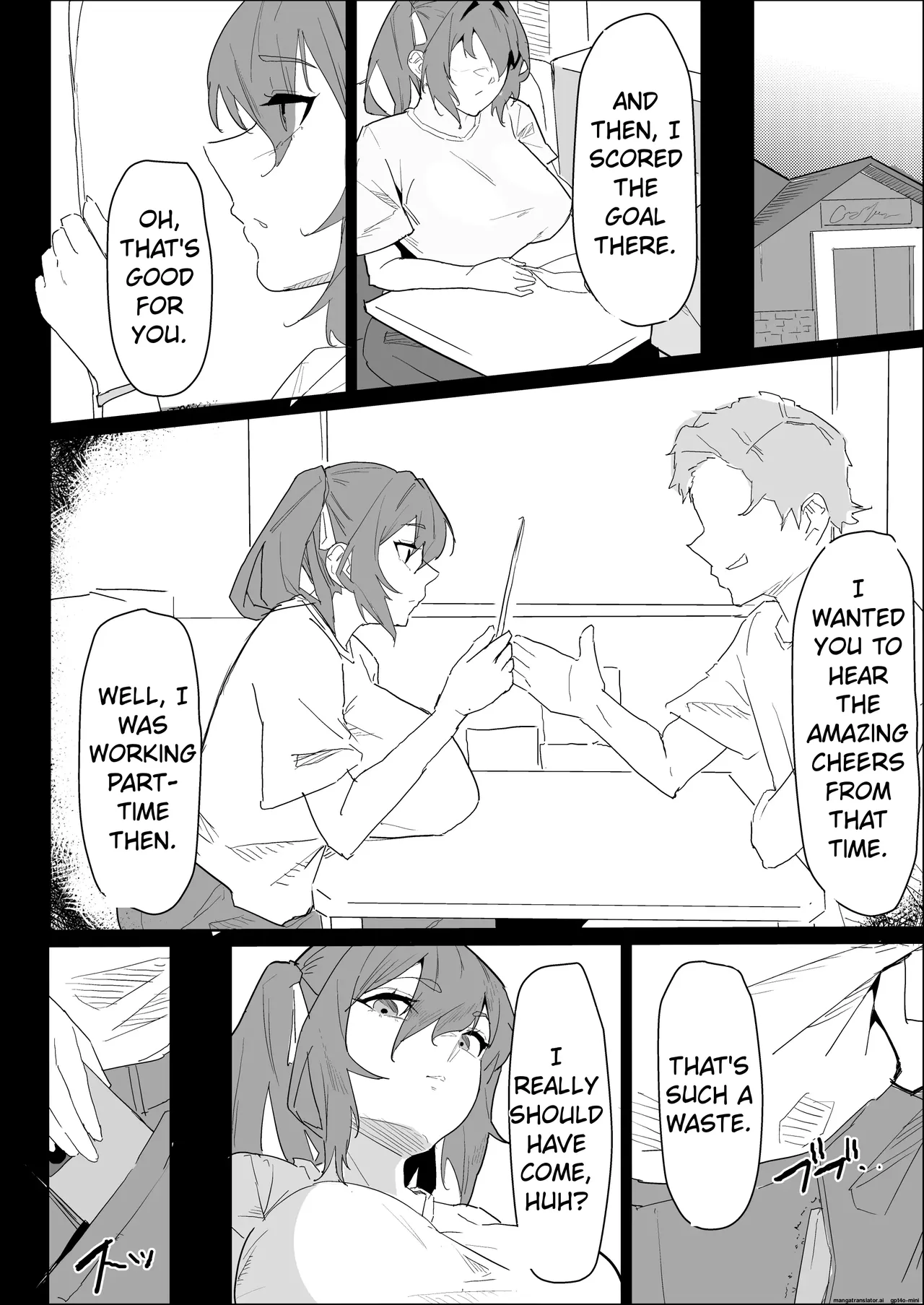 My busty older sister, who has a boyfriend, reluctantly helps me out. page 6 full