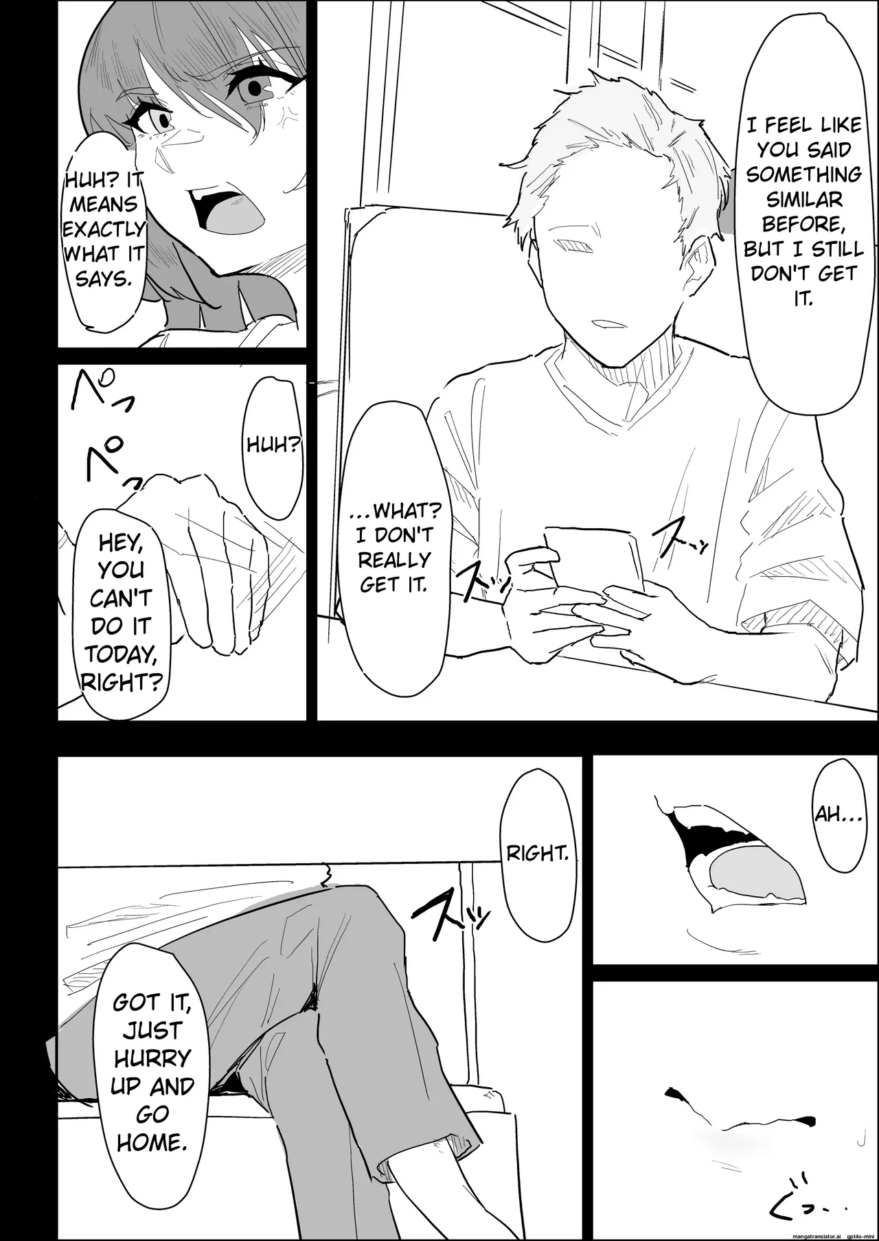 My busty older sister, who has a boyfriend, reluctantly helps me out. page 8 full