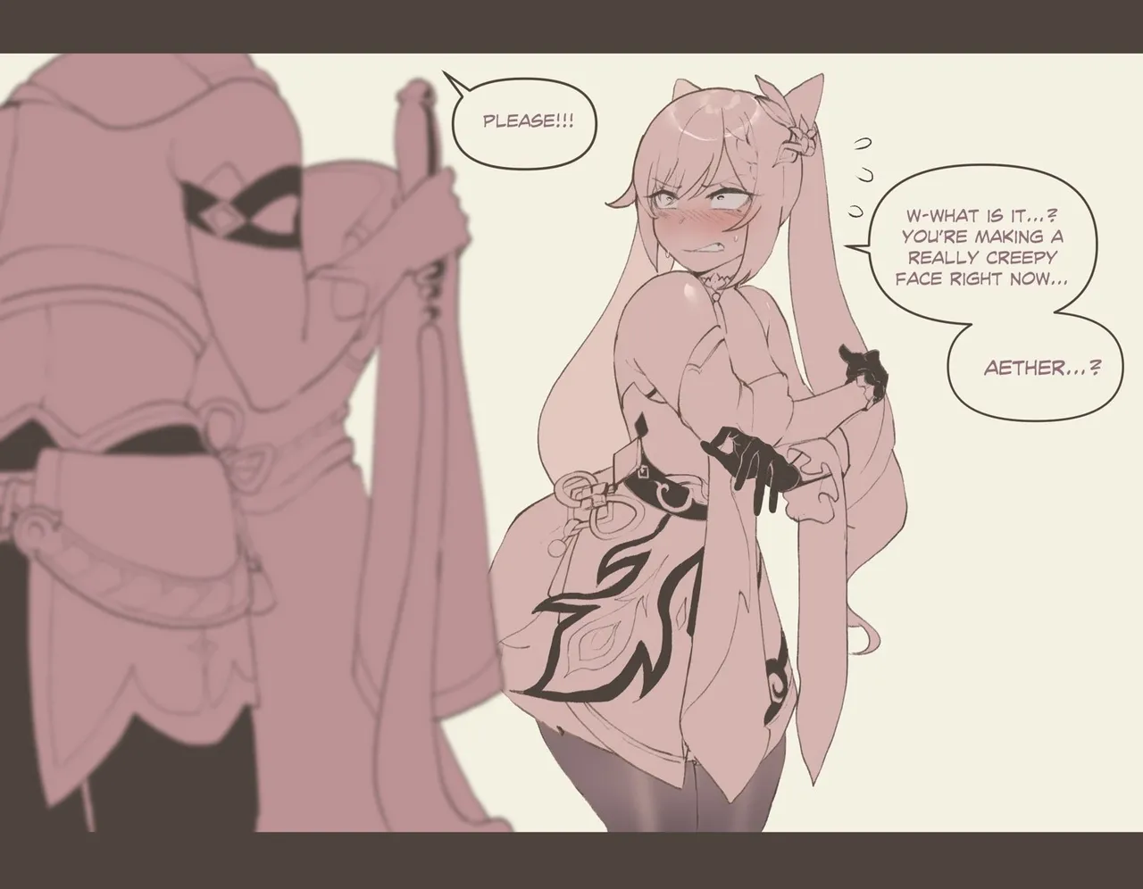Aether x Keqing page 2 full