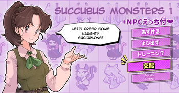 [Tsubame] Succubus Monsters 1 (Futanari x Oral-Loving Girl) + Includes NPC Sex Scenes ❤(MTL) cover
