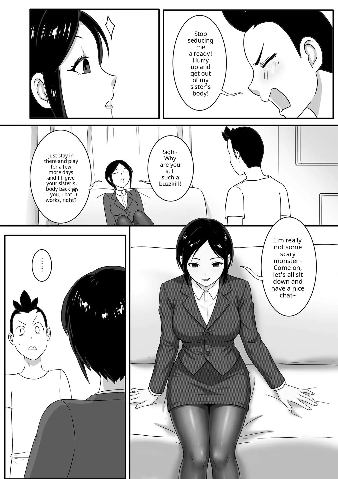 Parasite Extra - Tsukioi's younger brother, continued page 10 full