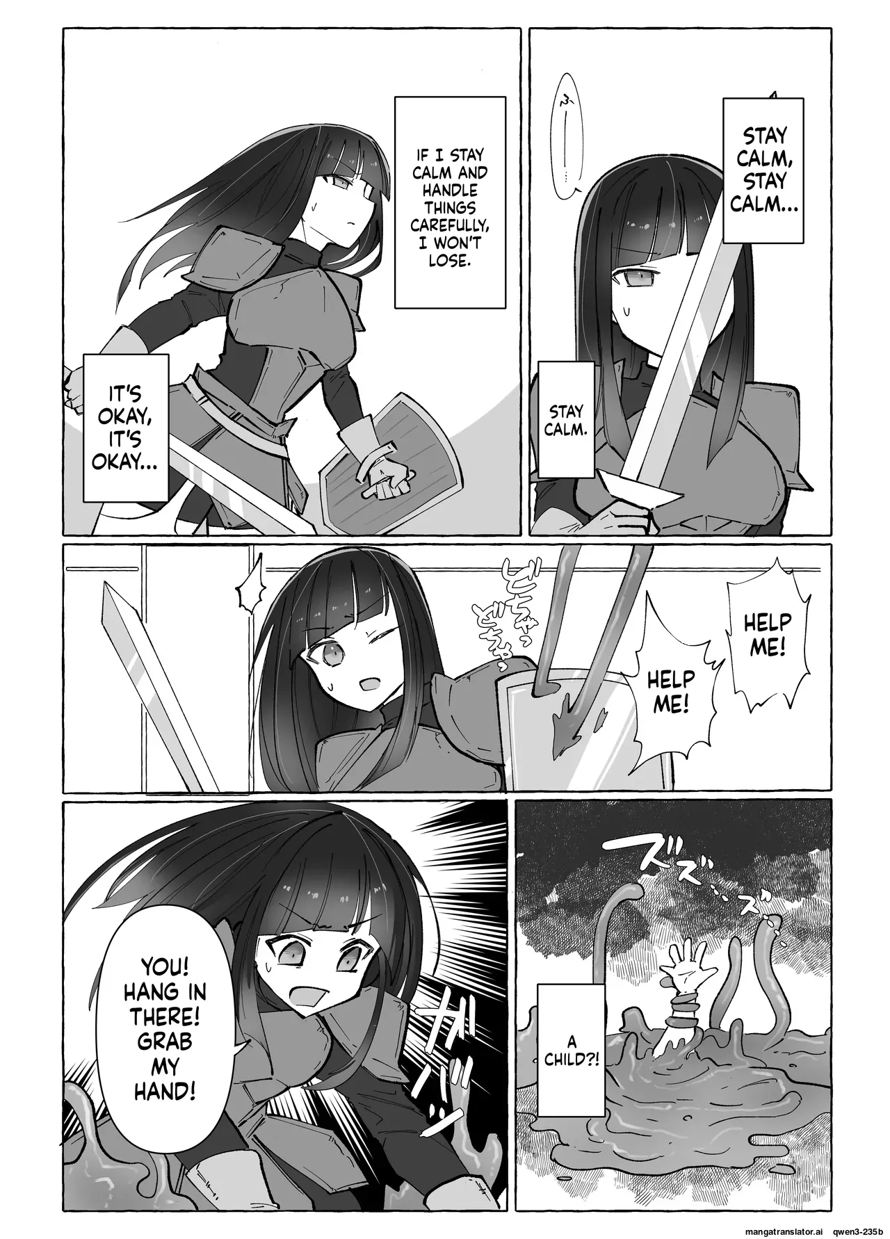 Tentacle ni Gekijaku Yuusha ga Danjon de Shugyou Suru Hanashi page 8 full
