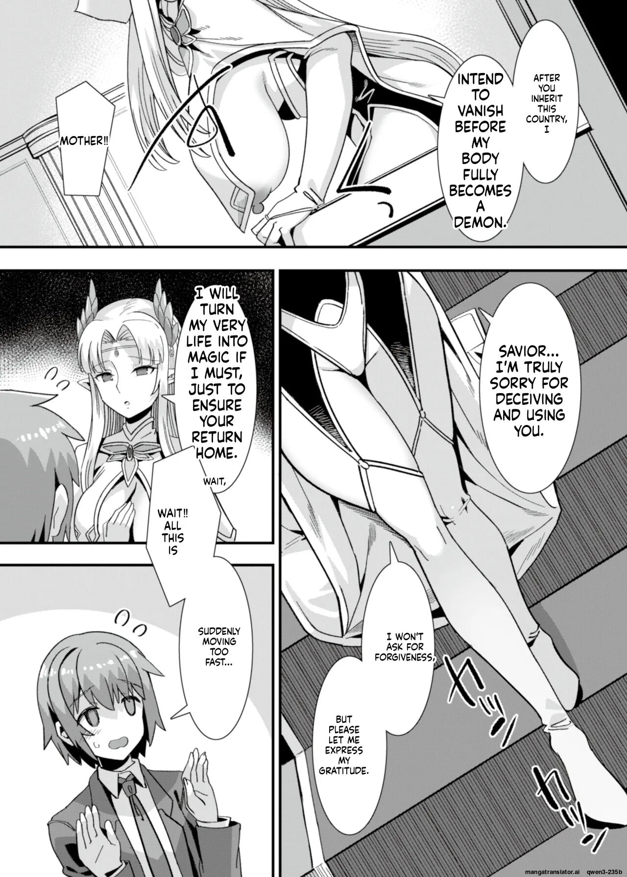 Oujo to Himekishi o Party de Rouraku shite Yotsugi o Tsukutte Boukoku o Sukuu Tame ni Harem Ecchi ~Otoko ga Umarenai Isekai e Shoukan sareta Ore ga Heroine o Ategawarete Kozukuri Ecchi 5~ page 9 full