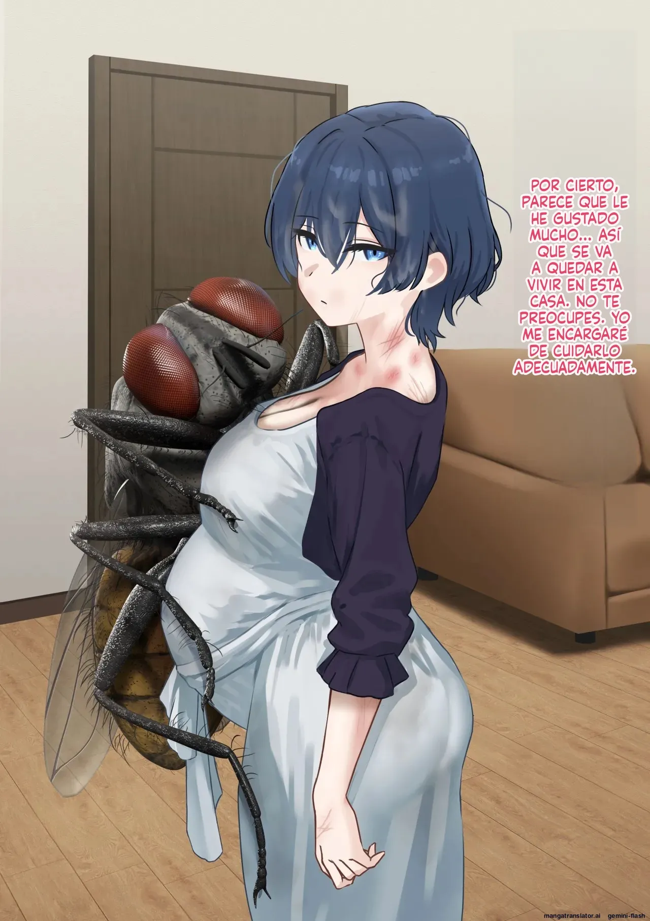 The married woman becomes a breeding ground for giant flies  MTL page 11 full