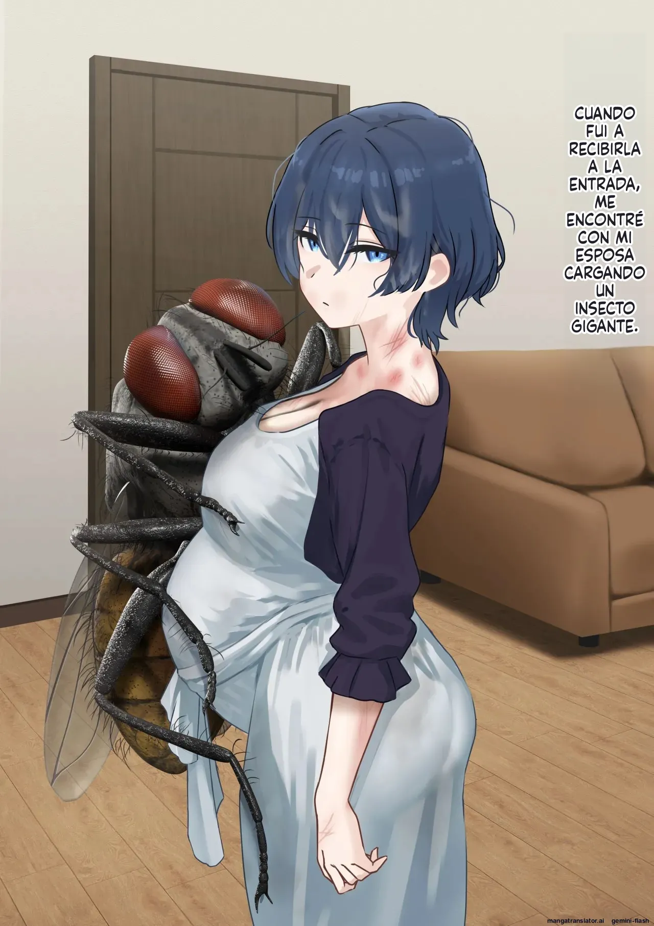 The married woman becomes a breeding ground for giant flies  MTL page 5 full