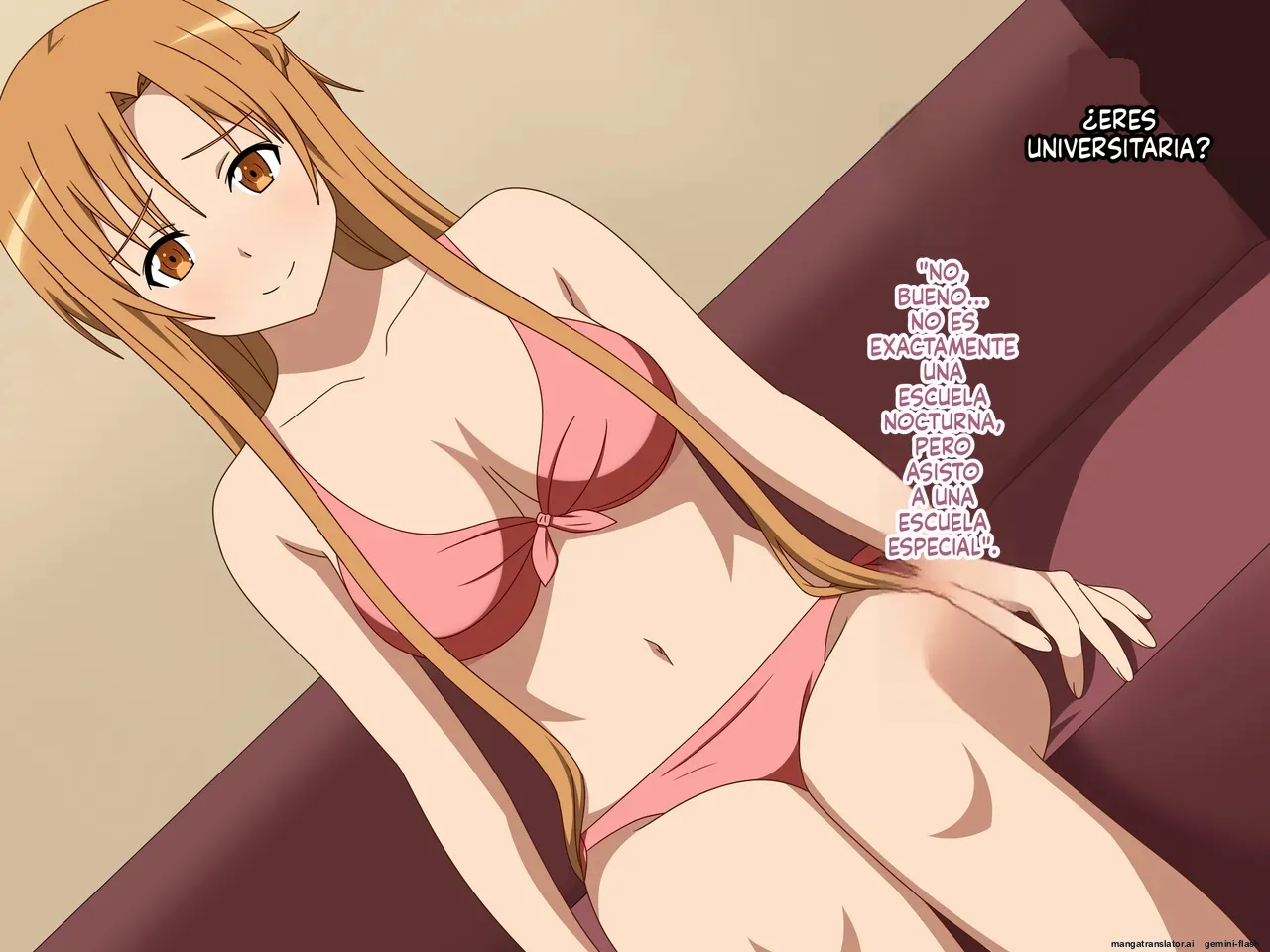 Hakoiri Ojou-sama Asuna AV DEBUT  MTL page 4 full