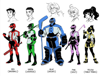 [Spicymancer] Acti-Rangers (OC) cover