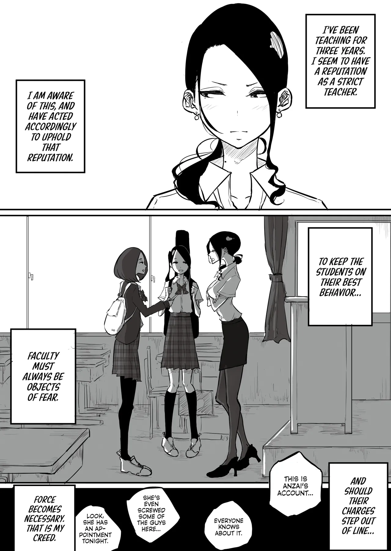Uptight Teacher Meets Gyaru Slut page 7 full
