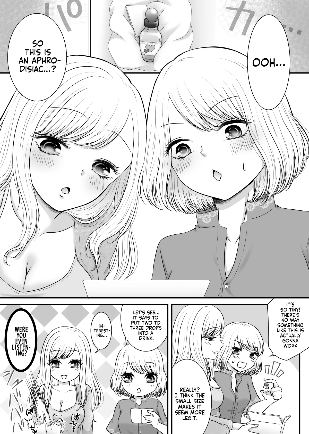Tomodachi to Tameshi ni Biyaku o Nonde Mita Hanashi | The Time I Tried Drinking an Aphrodisiac With My Friend page 2 full