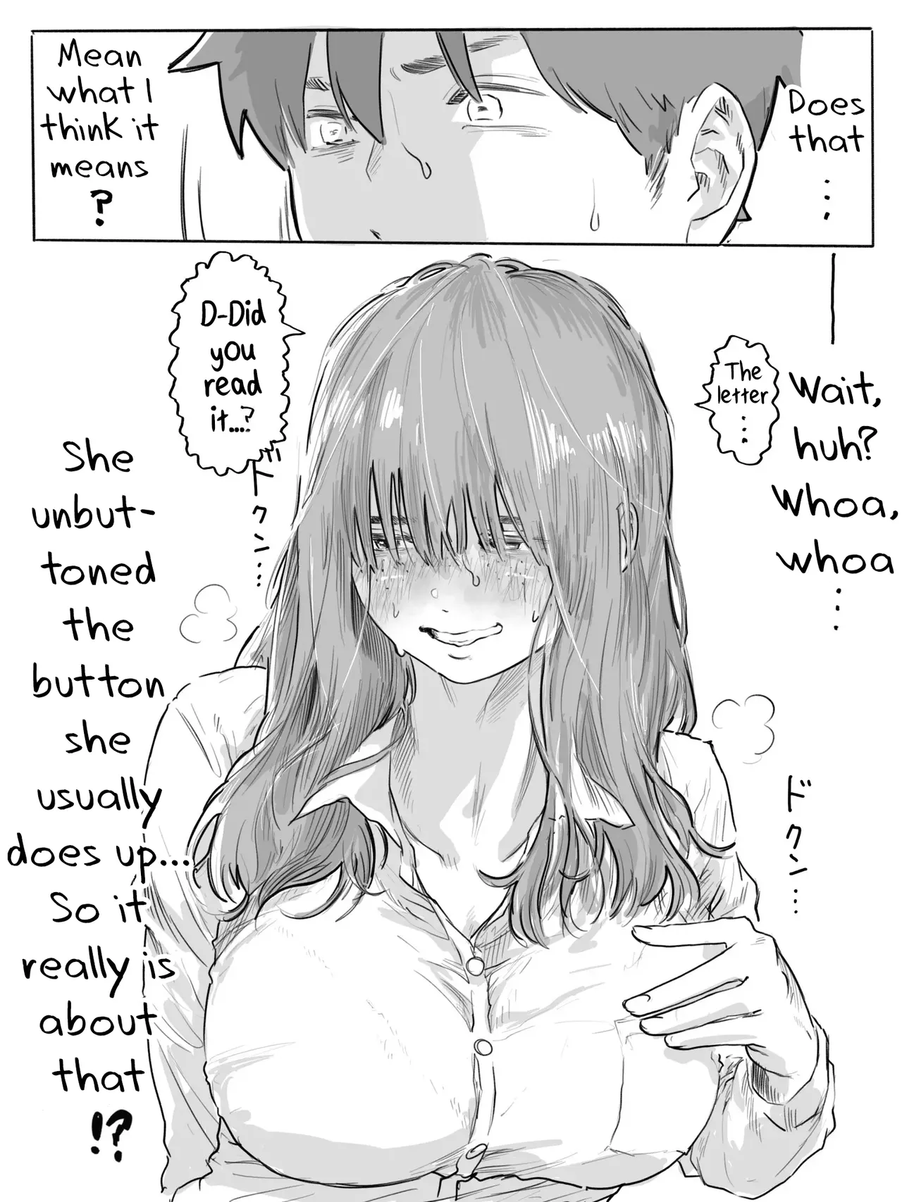 The Clumsy Nemophila: A Story of a Shy, Busty Girl from Class Begging Me to Date Her page 12 full