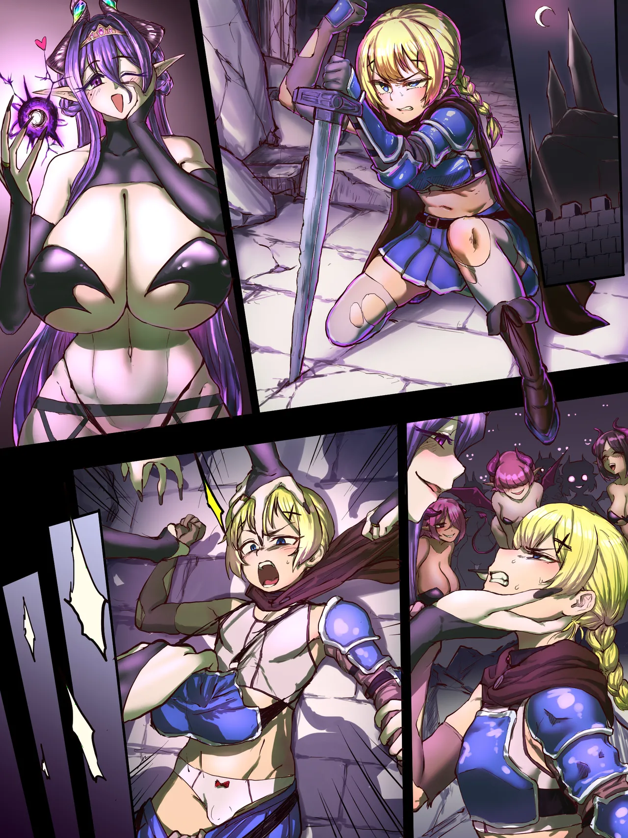 A Boy Adventurer Who Is Defeated By The Succubus Queen And Subjected To Forced Gay Training page 1 full