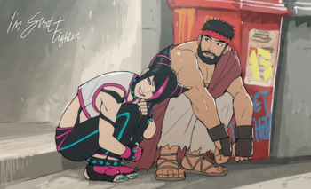 [CirenK] Juri & Ryu (Street Fighter 6) cover