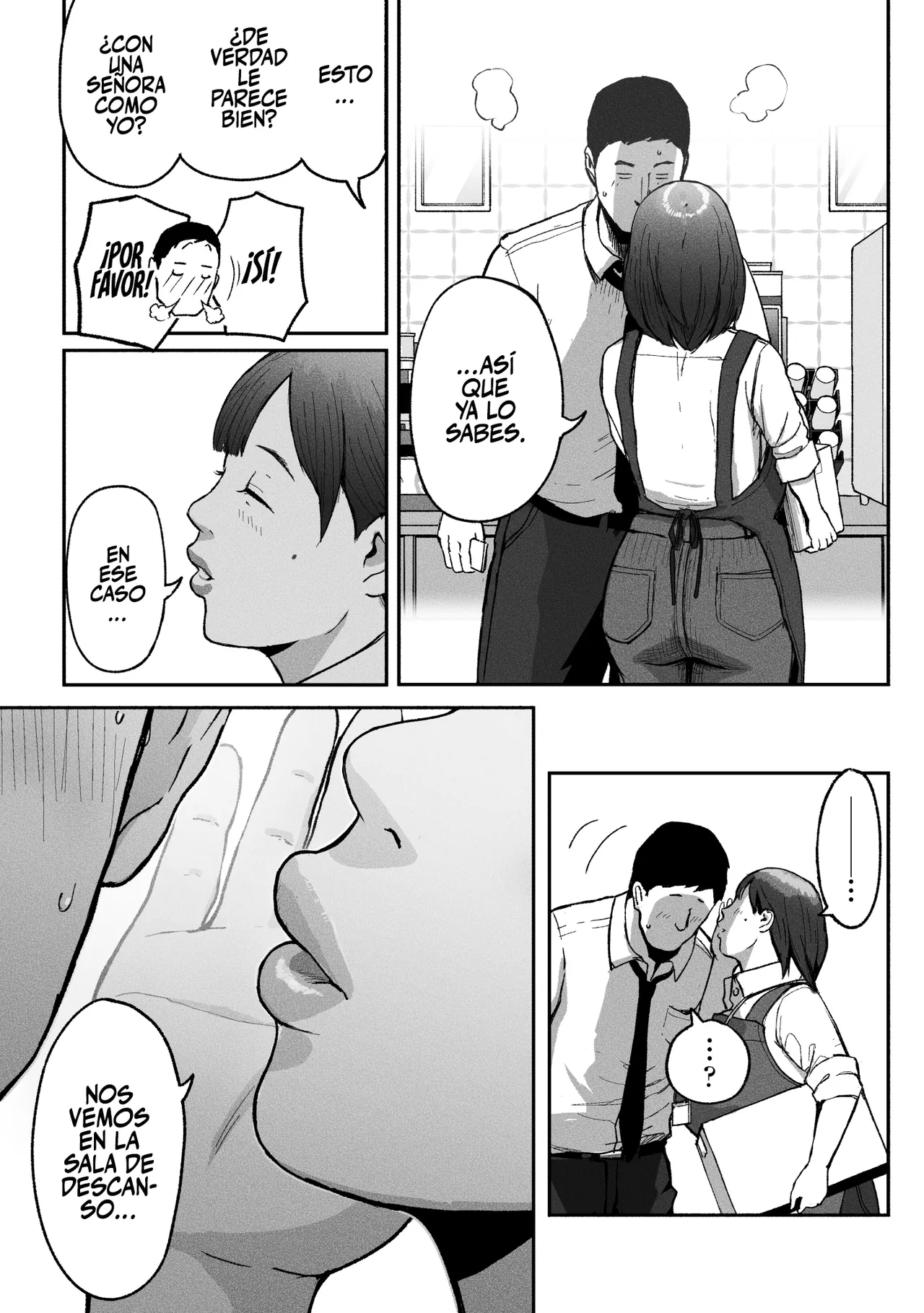 Office Coffee no Onee-san wa Irerareru ~Shokuba de Ikinuki Shimasen ka~｜La señora que prepara café en la oficina también te deja tener sexo ~Tomemos un descanso del trabajo~ page 9 full