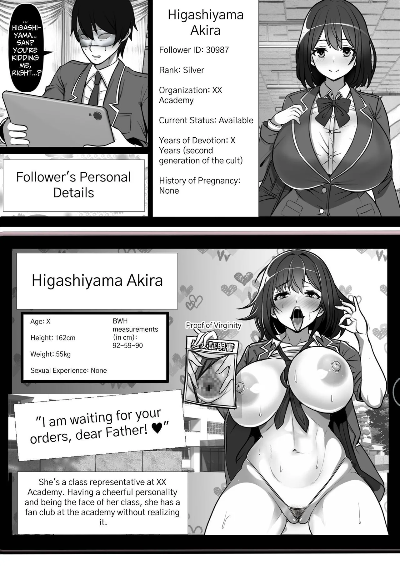 Ore no Akogare no Anoko ga Sex Kyoudan Shoyuu no Kokisute-you Niku Onaho datta no daga | That Woman I Adore was the Cumdump Faphole of a SEX CULT... page 9 full