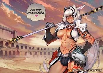 [Amadeus V] Winner Takes All (Caenis x Marie Rose x Mirko x Marl Barrock) [English] [Full Comic] [AI Generated] cover