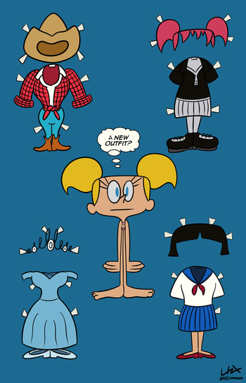 [ArcRoyale] Dee Dee's New Clothes (Dexter's Laboratory) cover