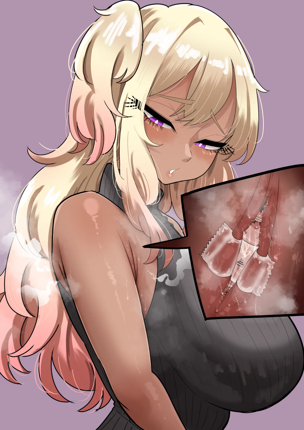 ギャル様のくさくさ腋サウナで小人監禁💕Skeb作品💕 page 8 full