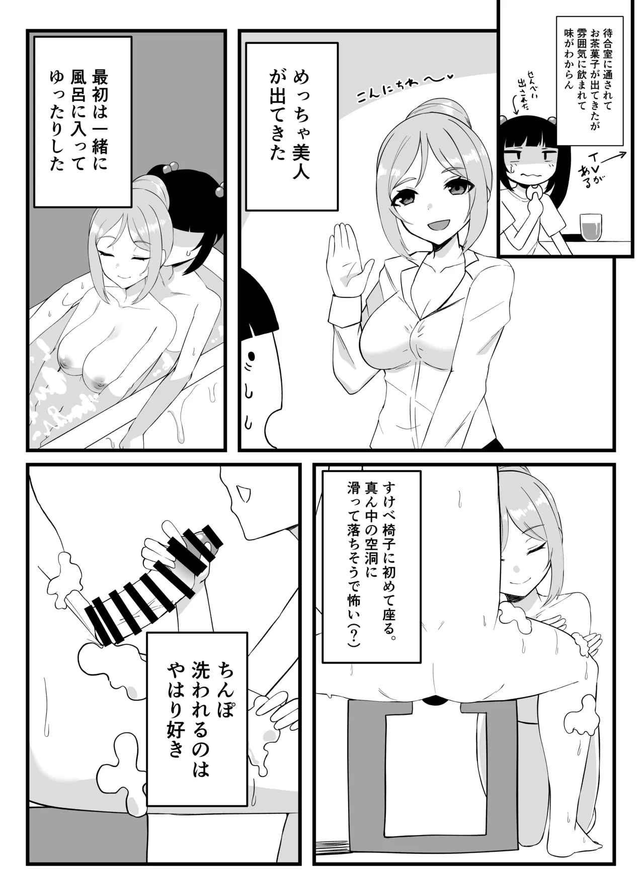 童貞を卒業した時のレポ漫画 page 2 full