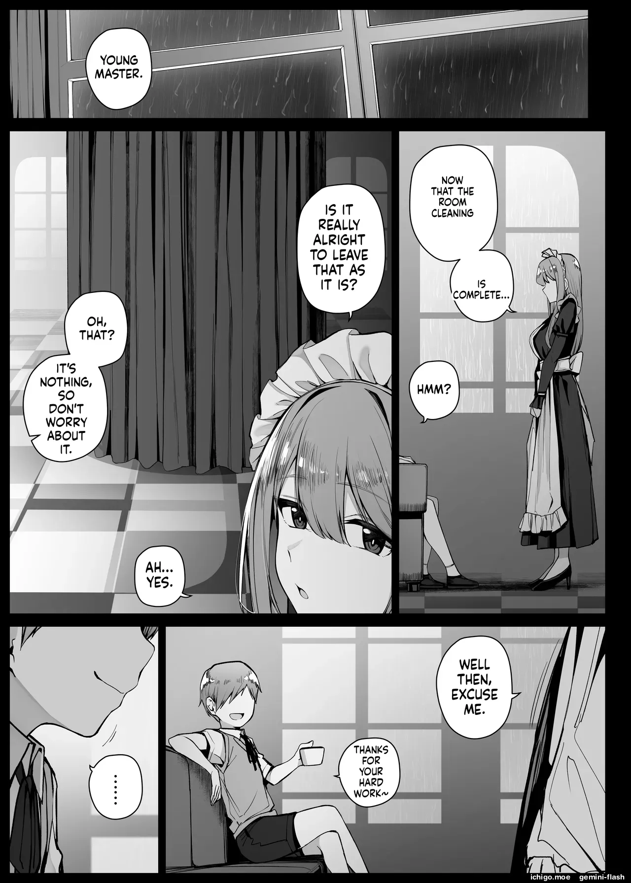 Bocchama ni Shishi o Kousoku Sareta mama Mukiryoku ni Choukyou Sareru Maid-san EP10 page 1 full