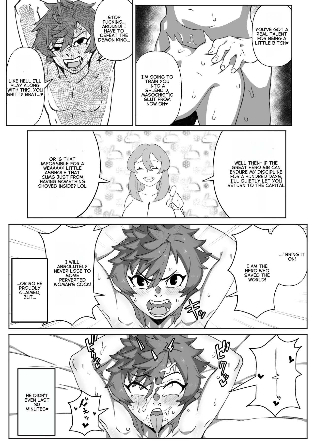 100-Day Diary: The Hero’s Training of Rookie Futanari Adventurer Kasumi-chan page 8 full