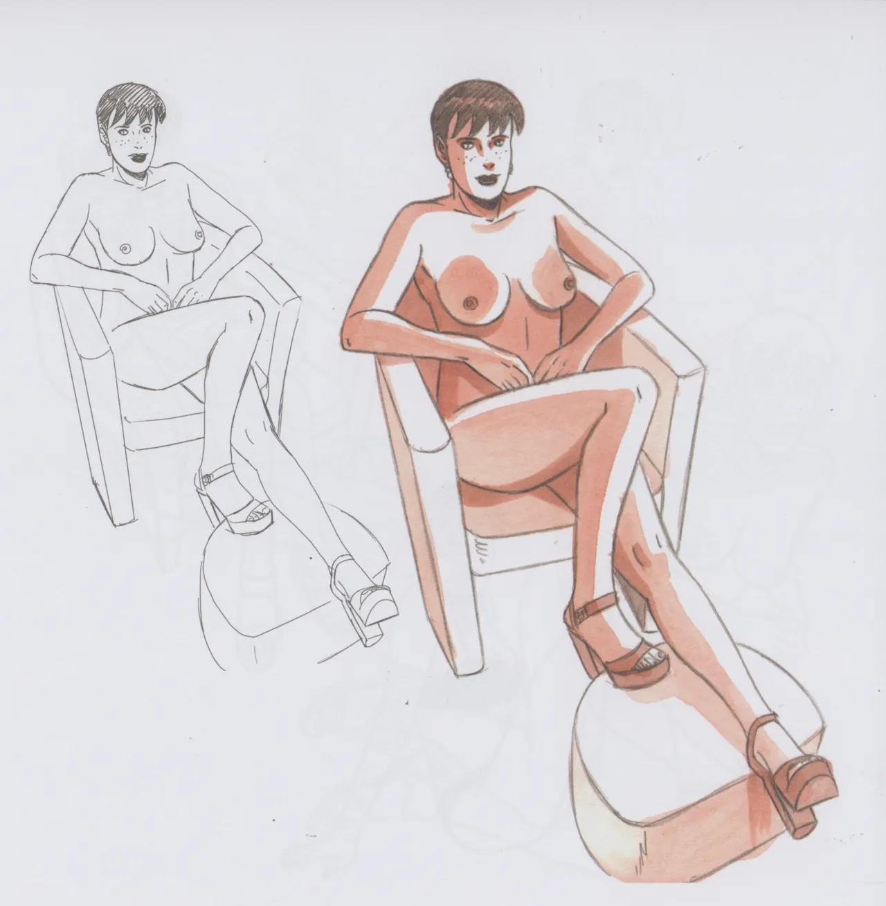 Caroline Baldwin - Pose nue page 10 full