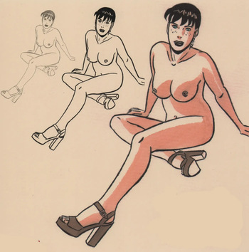 [André Taymans] Caroline Baldwin - Pose nue cover
