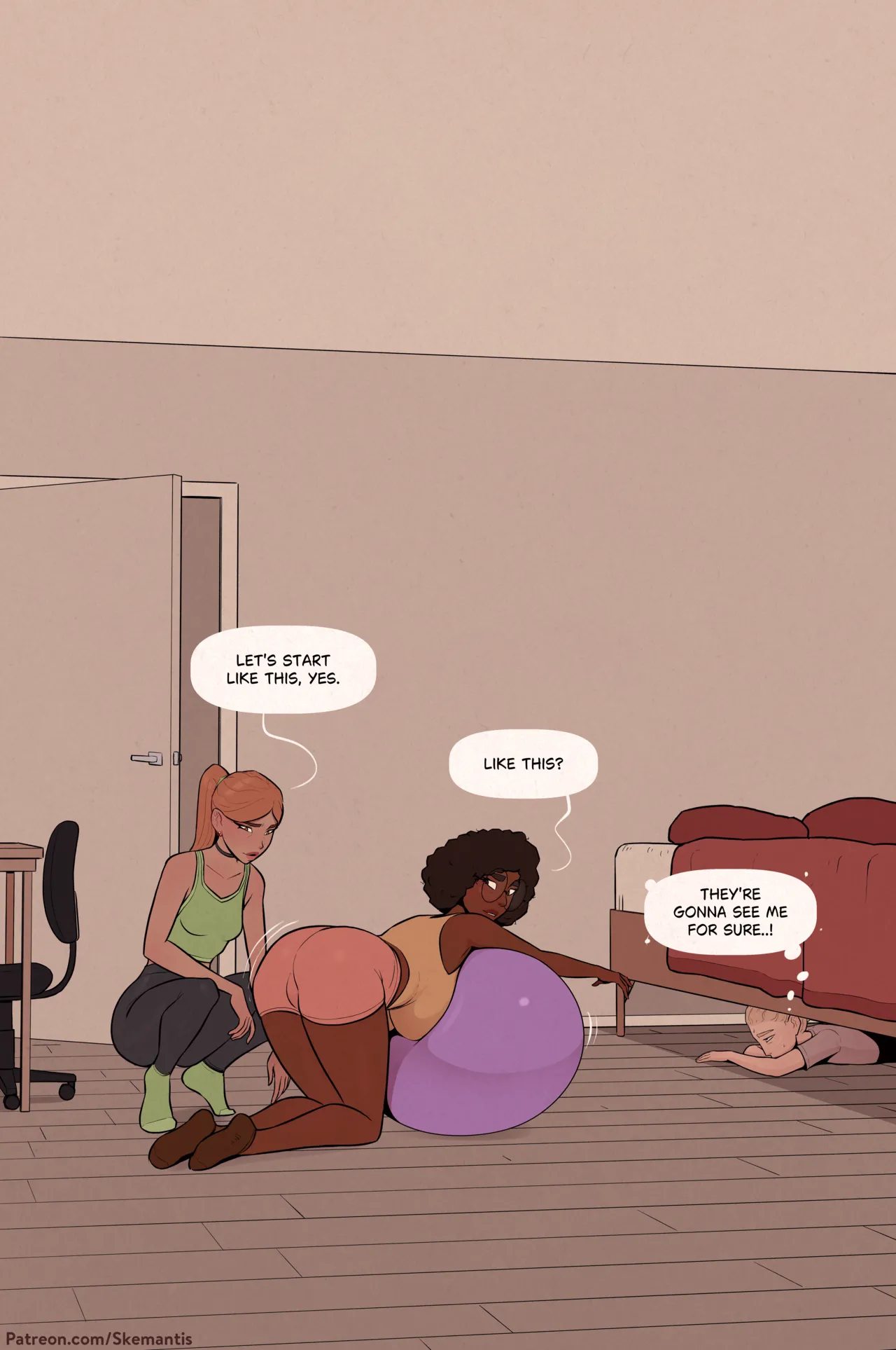 Tyler's Cat Chase Part 1 page 11 full