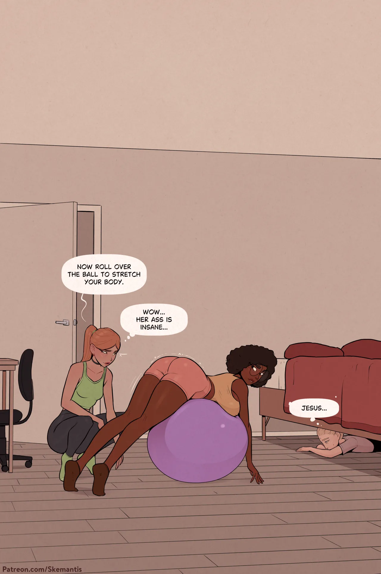 Tyler's Cat Chase Part 1 page 12 full