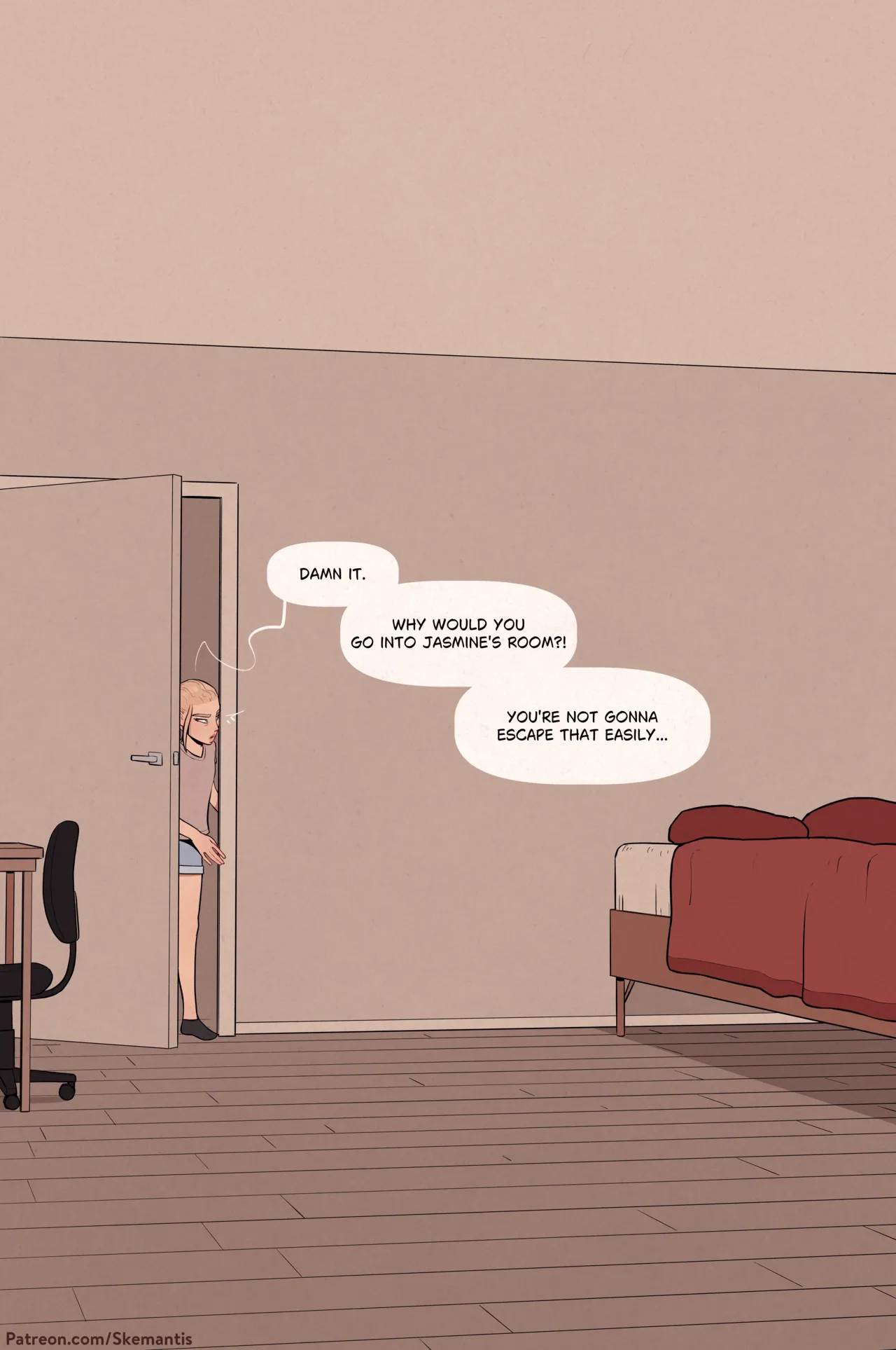 Tyler's Cat Chase Part 1 page 4 full