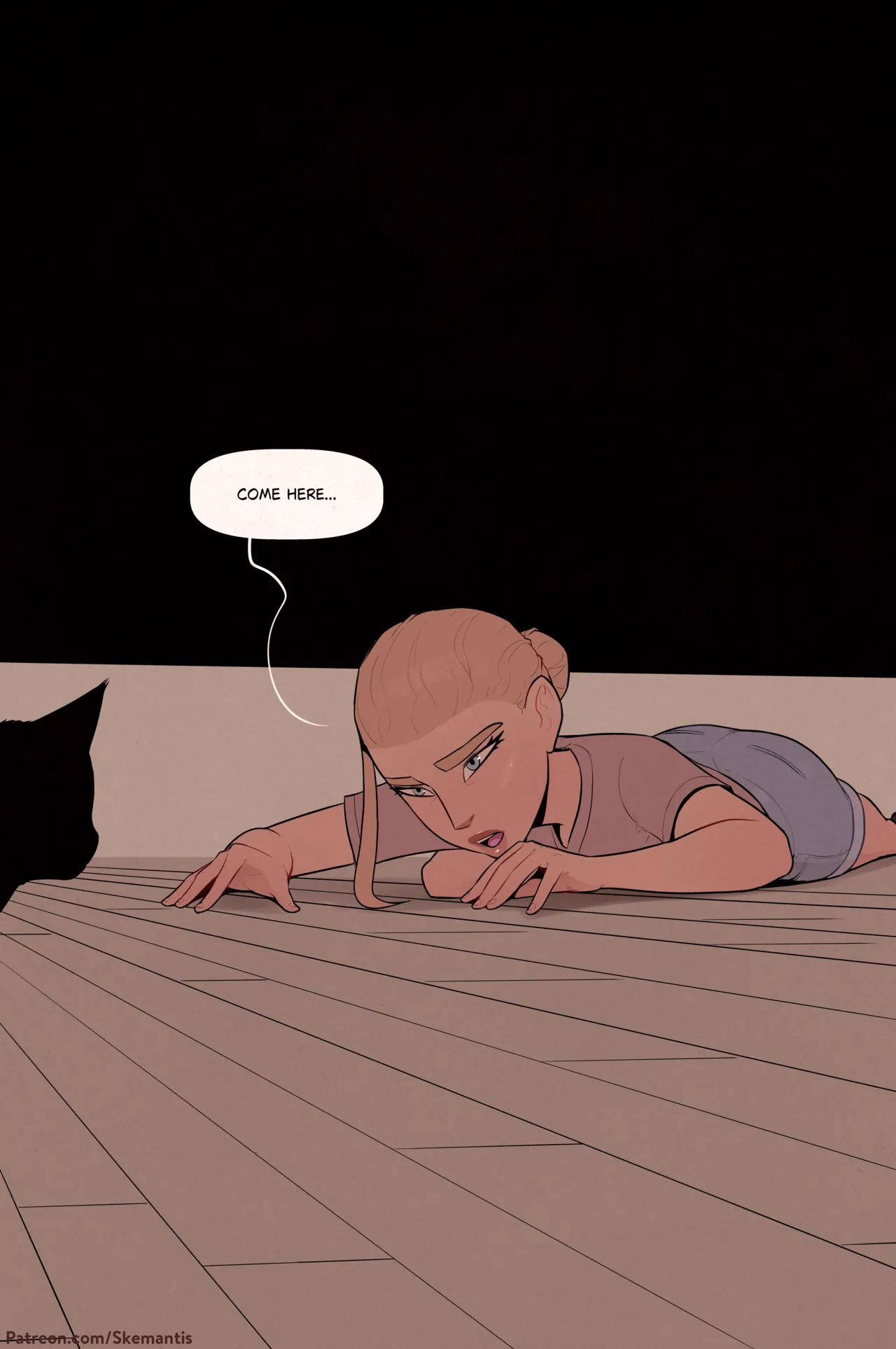 Tyler's Cat Chase Part 1 page 6 full