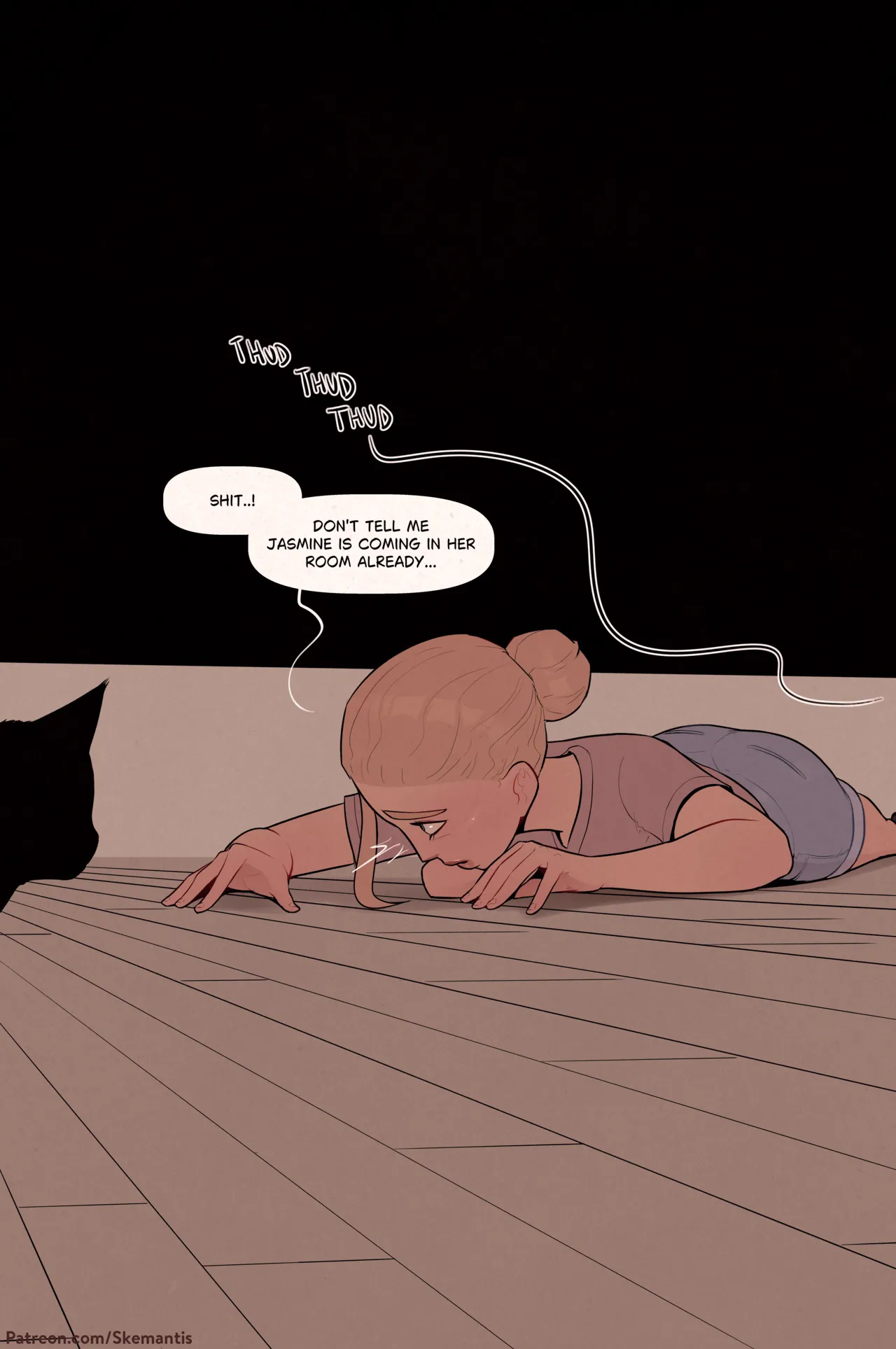 Tyler's Cat Chase Part 1 page 7 full