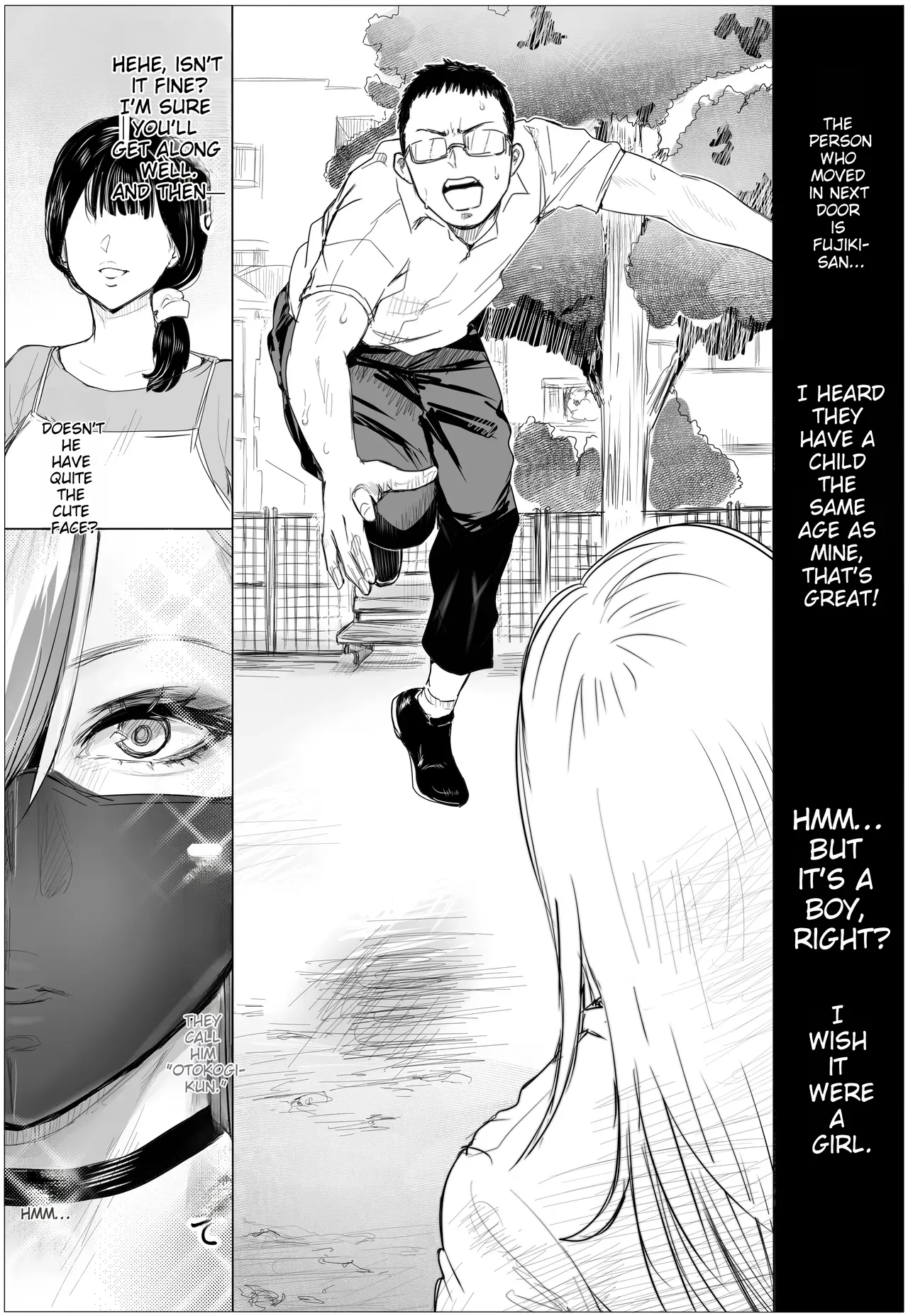 It’s been a while since we last met. My childhood friend has gotten all plump and curvy, and now she’s a gyaru. page 12 full