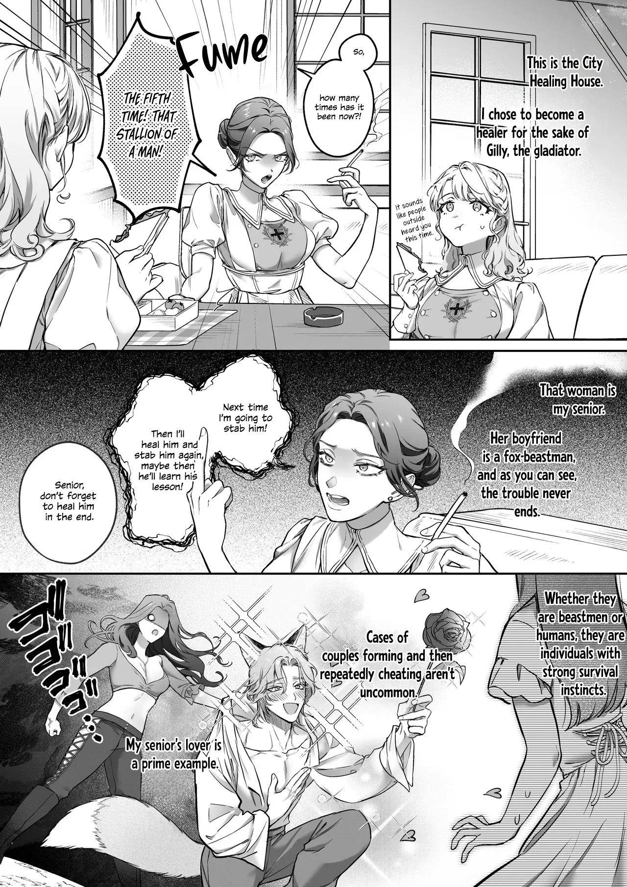 Kahogo na kemonohito kareshi no tanetsuke honki koubi ni kowasa retai | I want to be destroyed by my overprotective beastman boyfriend's serious mating and impregnation page 7 full