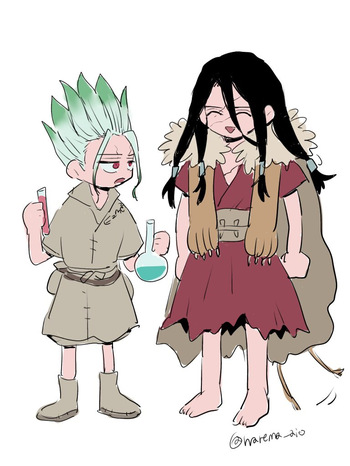 [harema_pp] TsukaSen Log (Dr.STONE) cover