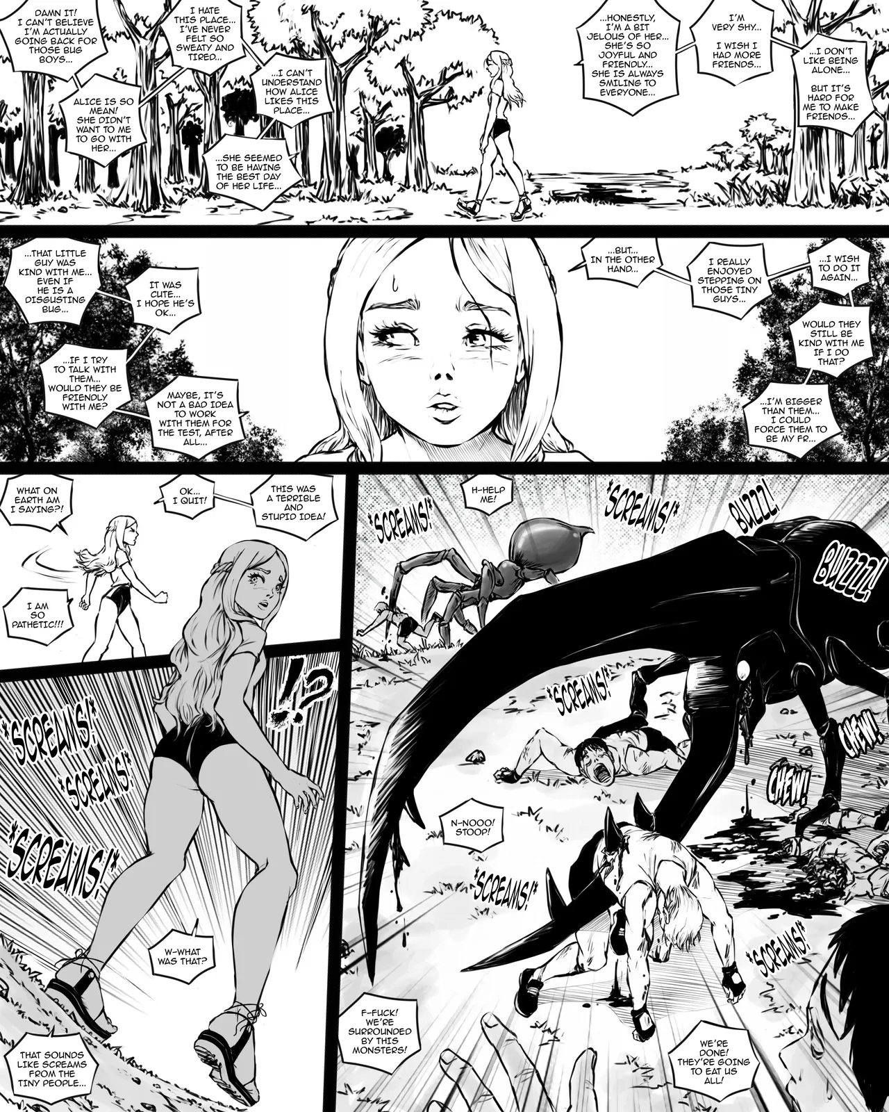 Giantess Boarding School 9 - Finding Little Friends page 2 full