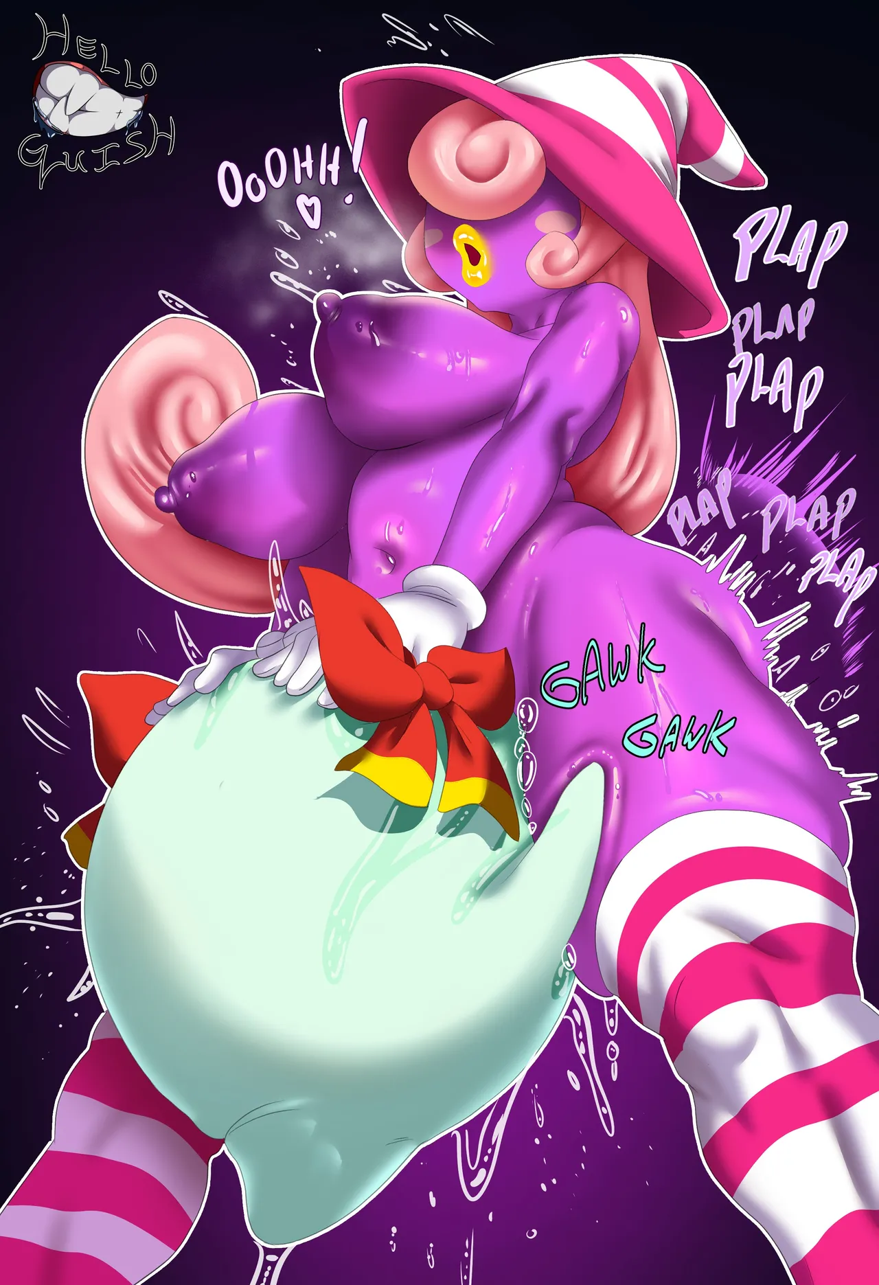 Vivian helping Lady Bow have a little snack page 2 full