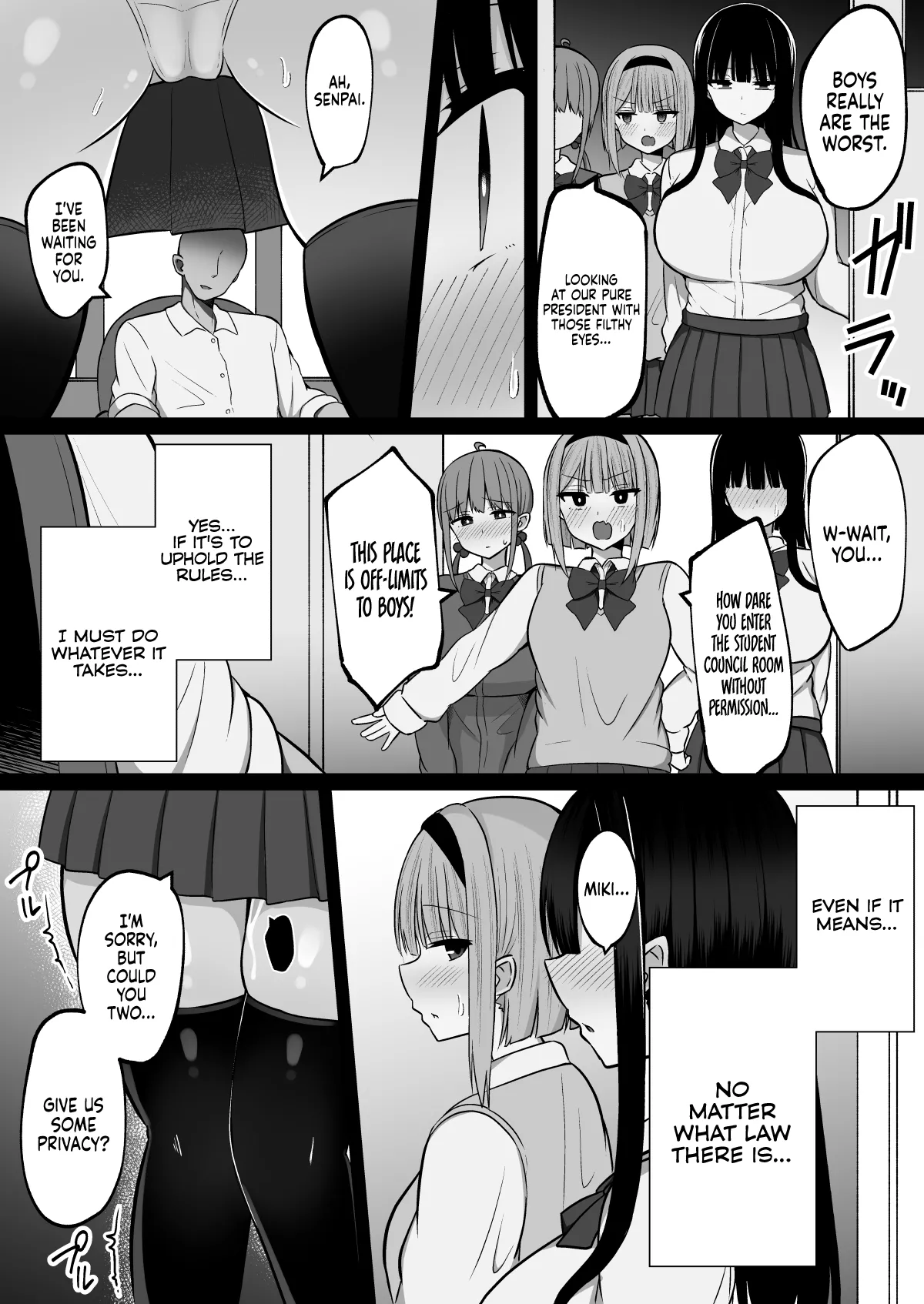 Inshin no Miko 2 ~ Itsumo Majime na Seitokai Chou wa Mura no Orokite de Bokki Chinpo ni Sakaraezu, Dosukebe Fukujuu Chin Kobi Sekkusu Shitetara Seitokai Houkai Shimashita | Priestess of the Lewd God 2: The Always-Serious Student Council President Couldn't Resist Erect Cock Due to Village Custom, and After Having Super-Perverted Submissive Dick-Worshipping Sex, the Student Council Collapsed page 4 full