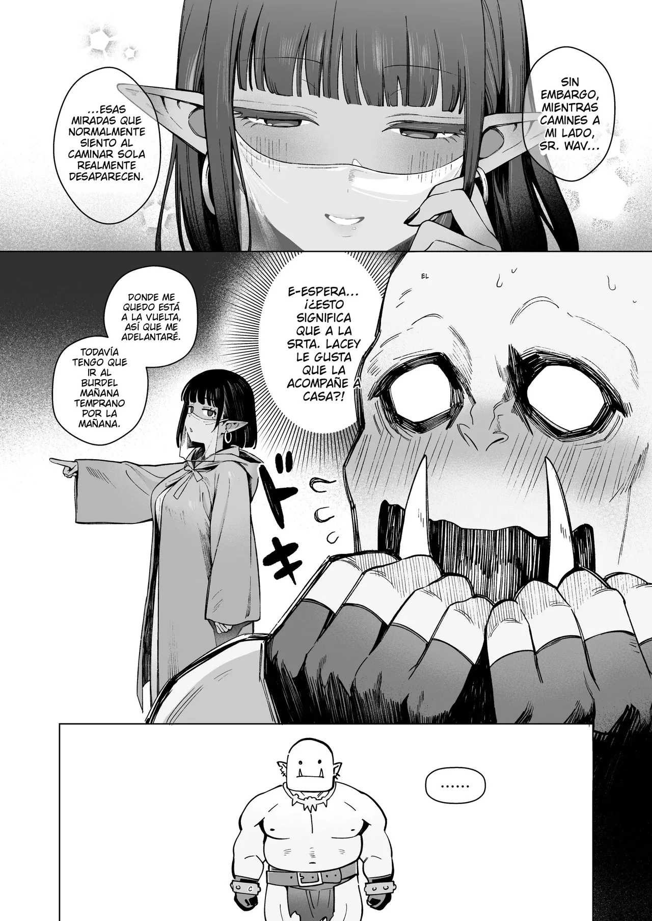 Yosei Shoukan 3-goushitsu Lacy ~Kasshoku Hada Elf o Shimei Shita Dotei Orc~ 2 page 6 full