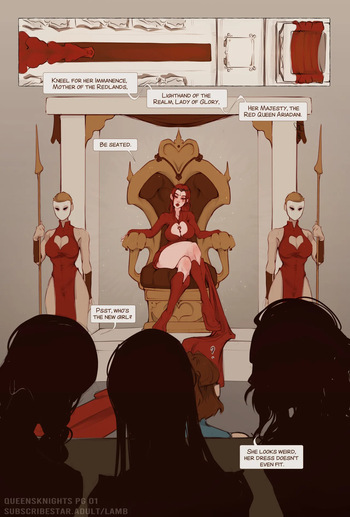 [LambsLewds] QueensKnights - ch.1-4 [ongoing] cover