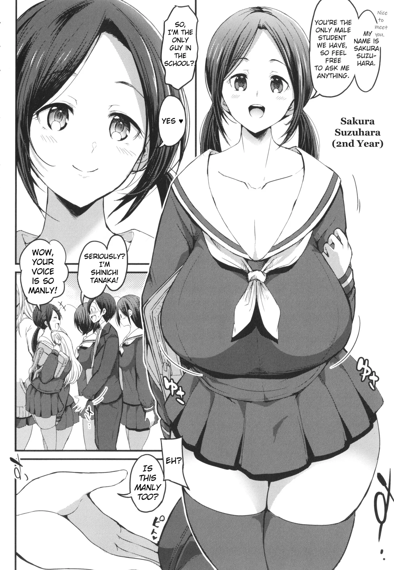 JK Bitch darake no Joshikou ni Danshi wa Boku 1-ri datta kedo Zetsurin datta node Futsuu ni Daijoubu datta Hanashi page 10 full