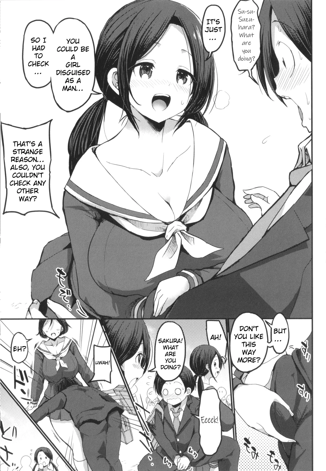 JK Bitch darake no Joshikou ni Danshi wa Boku 1-ri datta kedo Zetsurin datta node Futsuu ni Daijoubu datta Hanashi page 11 full